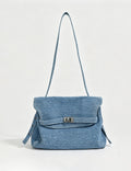 Casual Denim Flap Shoulder Bag 6W10BBG1351