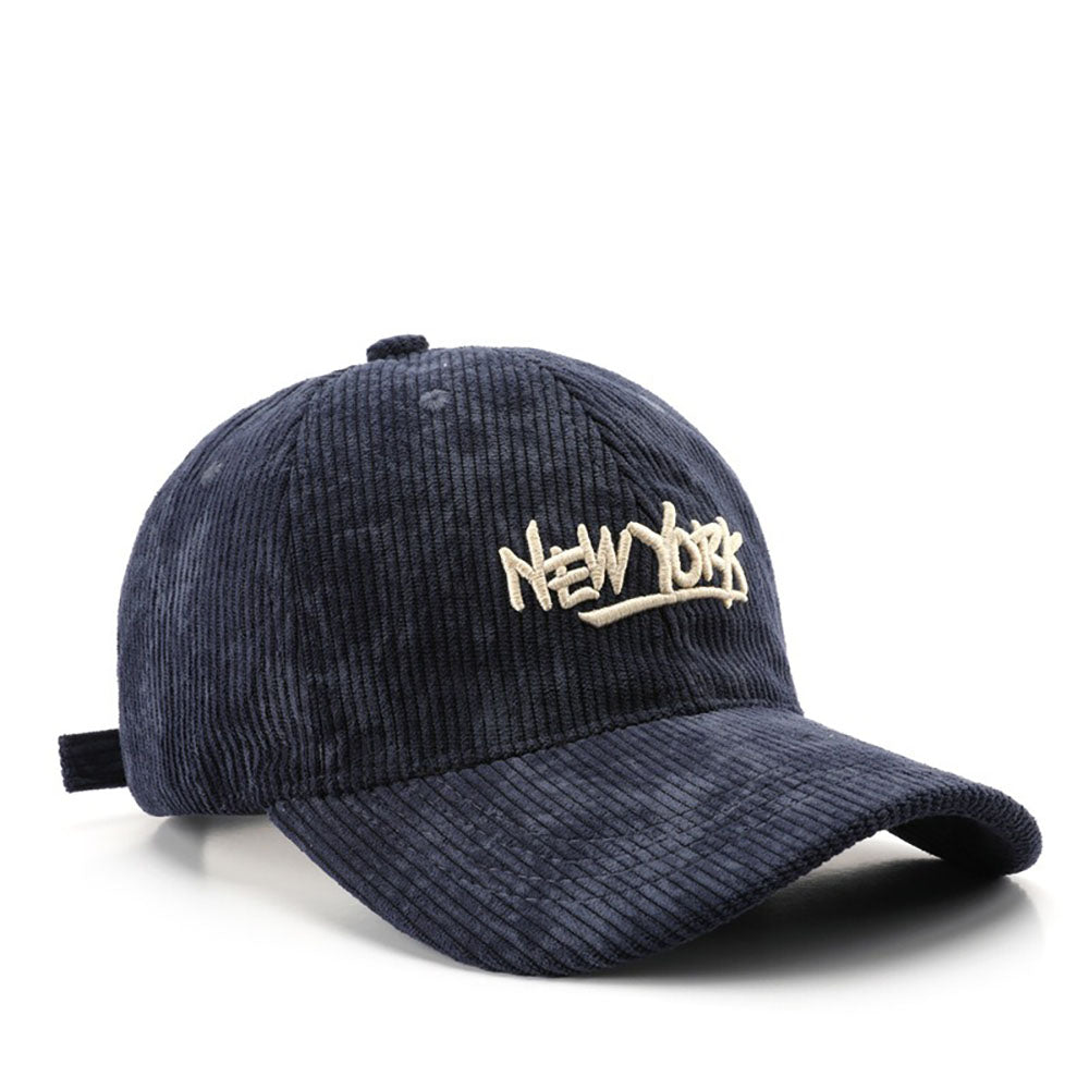 Corduroy Embroidered Baseball Caps - DippedShop Wholesale - #9299