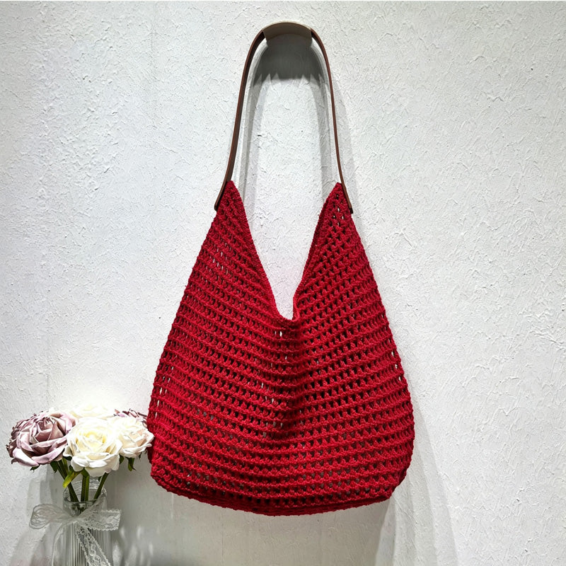 Slouchy Hollow Out Large Capacity Shoulder Bag 6W10BBG1780