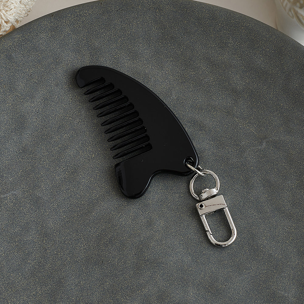 Acetate Pocket Comb Keychain - DippedShop Wholesale - #9251