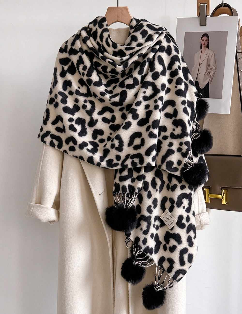 Reversible Thermal Shawl Scarf - DippedShop Wholesale - #5475