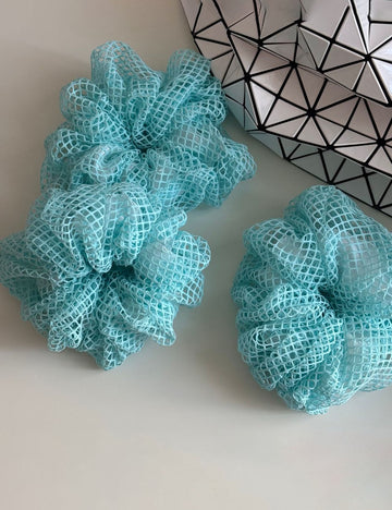 Simple Solid Color Hollow Elastic Hair Scrunchies MK2BW6W6HSR91