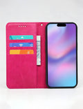 Trendy Faux Leather Wallet iPhone Case 6Z13HPC206