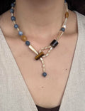 Boho-Style Natural Beaded Chain Y-necklaces 6W6JNC615