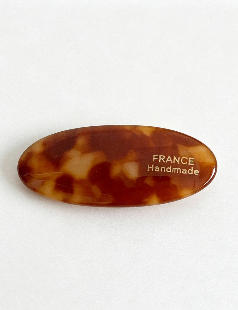 Vintage Tortoise Shell Oval Duckbill Hair Clip 6W6HCP1266