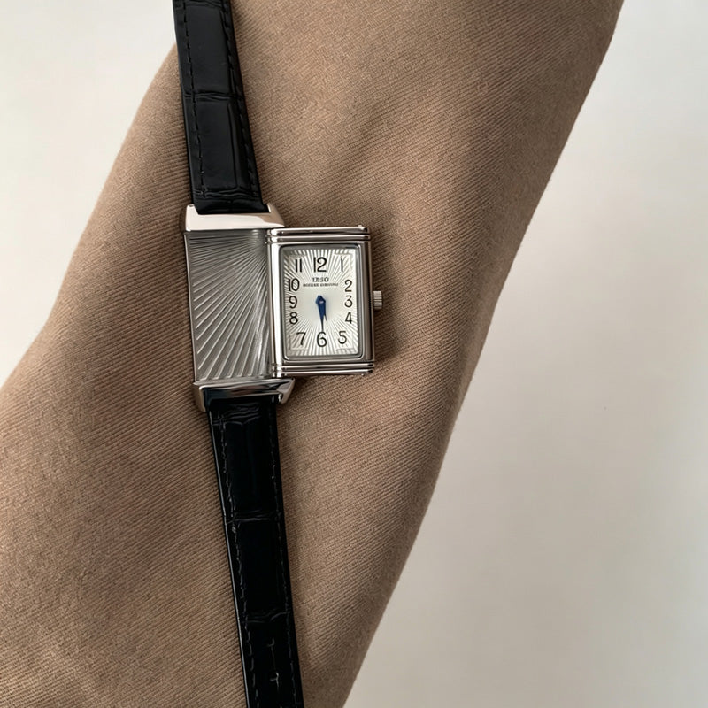 Square Leather Watch - DippedShop Wholesale - #6659