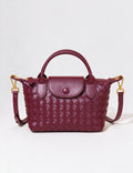 Trendy Handmade Woven Dumpling Crossbody Bag 6W10BBG2422