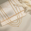 Zircon Snake Chain Necklace - DippedShop Wholesale - #4627