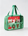 Christmas Letter Embroidery Clear PVC Makeup Bag 6W10BOB1343