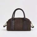 Trendy Faux Suede Boston Crossbody Bag 6W10BBG2477