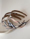 Vintage Plaid Print Non Slip Thin Headband MK2PIM6W6HBD72