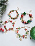 Christmas Bell Beaded Bracelet - DippedShop Wholesale - #1779
