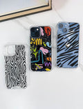 Zebra Print Graffiti Shockproof Protection iPhone Case 6Z13HPC208