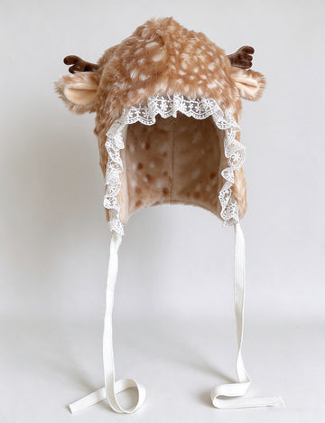 Plush Elk Trapper Hat - DippedShop Wholesale - #4787