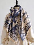 Reversible Paisley Jacquard Shawl Scarf - DippedShop Wholesale - #2483