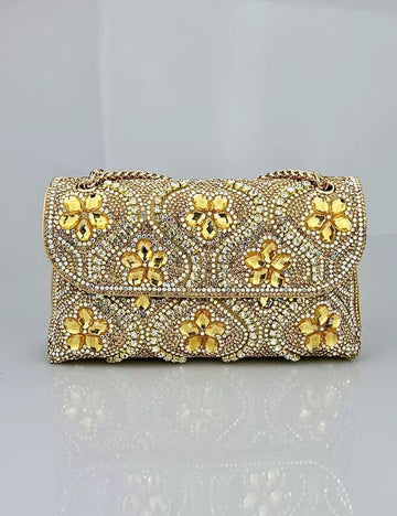 Elegant Rhinestones Flap Over Evening Bags 6W10BBG1943