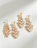 Vintage Droplet Rhinestones Tassel Drop Earrings 6W6JER800