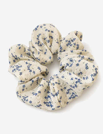 Sweet Floral Print Ruffled Elastic Scrunchies 6W6HSR340
