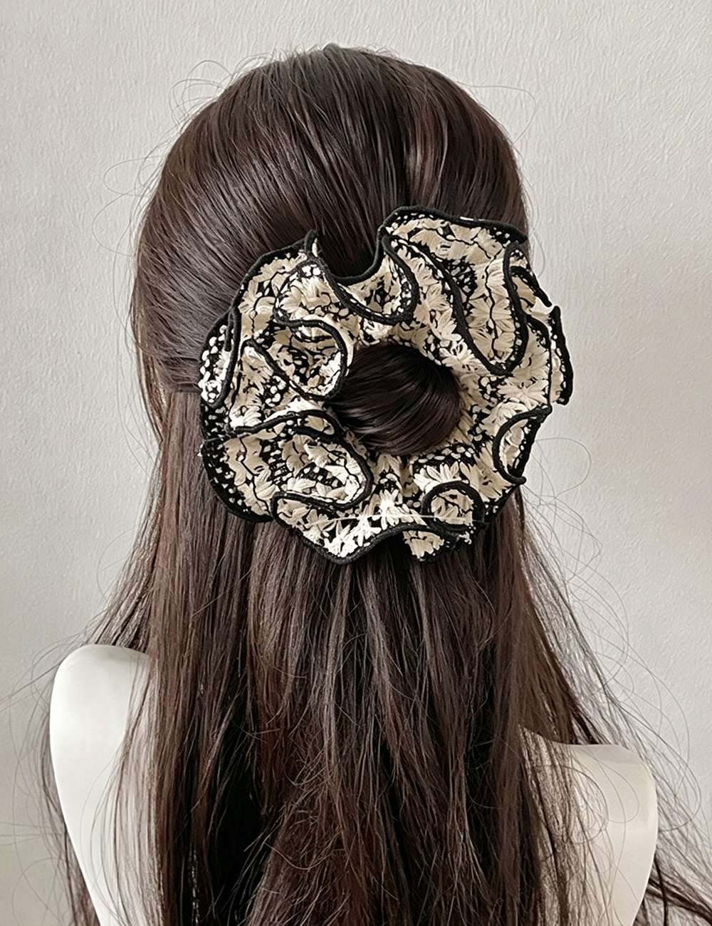 Vintage Crochet Hollow-out Waist-shaped  Scrunchies MK2BW6W6HSR45