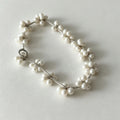 Handmade Flower Ball Beaded Braided Chain Bracelet 6W6JBR362