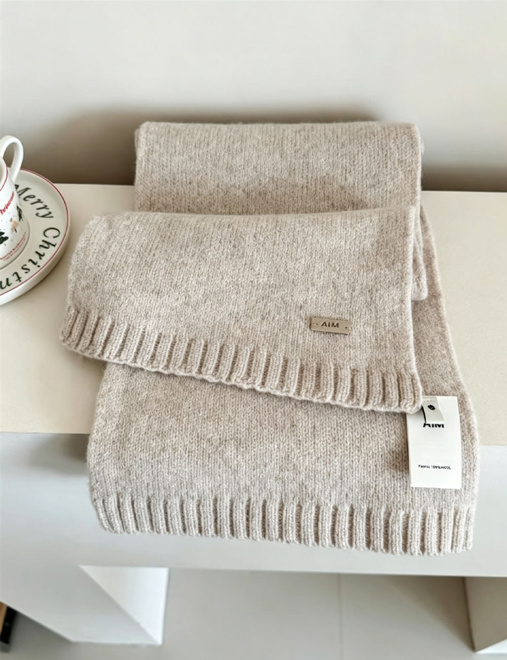 Vintage Wool Knit Scarf - DippedShop Wholesale - #2403