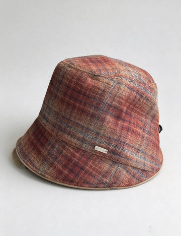 Warm Plaid Bucket Hat - DippedShop Wholesale - #3427