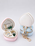 Sweet Heart Portable Mini Jewelry Case with Keychain 6H13HSJ149