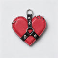 Studded Heart Bag Charm - DippedShop Wholesale - #6035