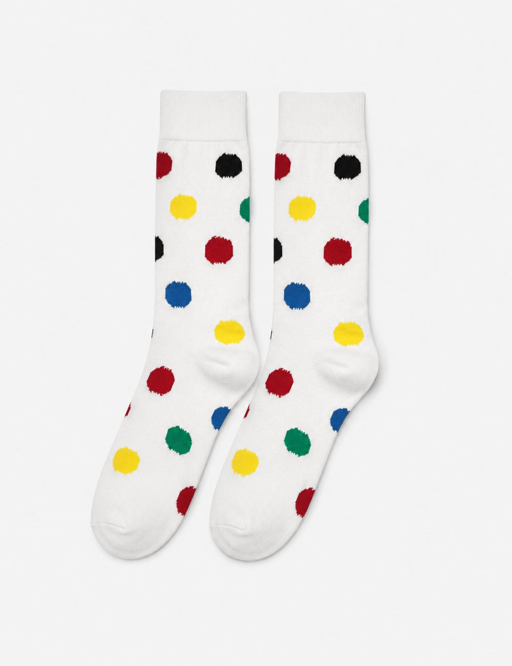 Colorful Polka Dot Tabi Crew Socks 6W8FSO651