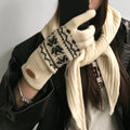 Fair Isle Touchscreen Knit Gloves - DippedShop Wholesale - #5363