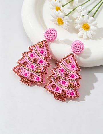 Christmas Tree Stud Earrings - DippedShop Wholesale - #8499