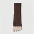 Striped Five Finger Socks - DippedShop Wholesale - #4819