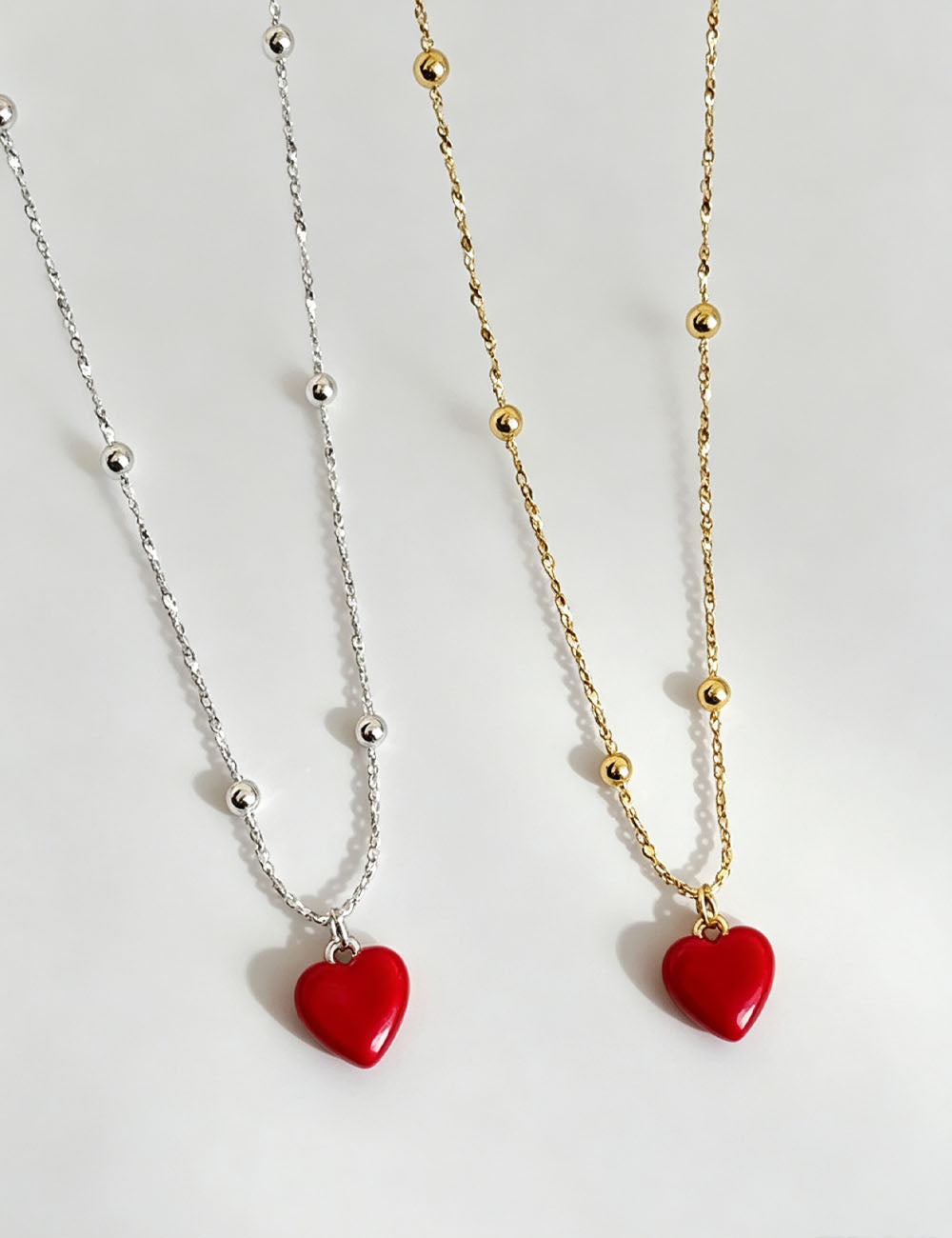 Heart Pendant Necklace - DippedShop Wholesale - #3875