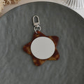 Acetate Star Mirror Keychain - DippedShop Wholesale - #6547