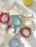Simple Solid Color Telephone Cord Scrunchies 6W6HSR486