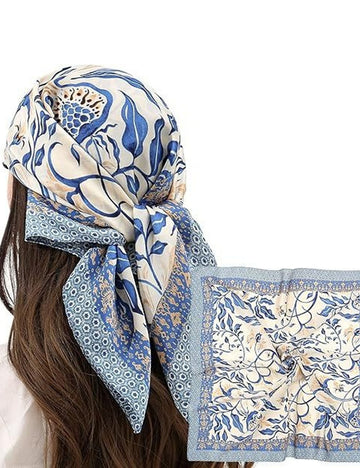 Vintage Cashew Print Square Silk Scarf 6W6NSI179