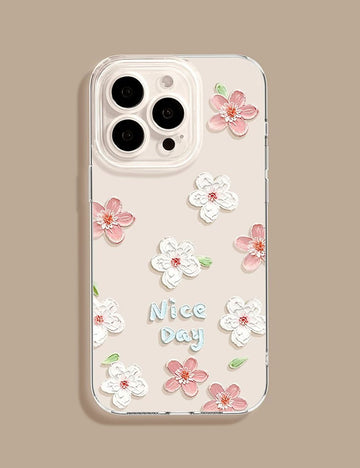 Silicone Floral iPhone Case - DippedShop Wholesale - #6435