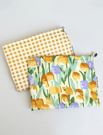 Sweet Tulip Flower Large Capacity Makeup Bag MK2BW6S10BOB70