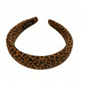 Retro Leopard Print Padded Fabric Headband 6W6HBD315