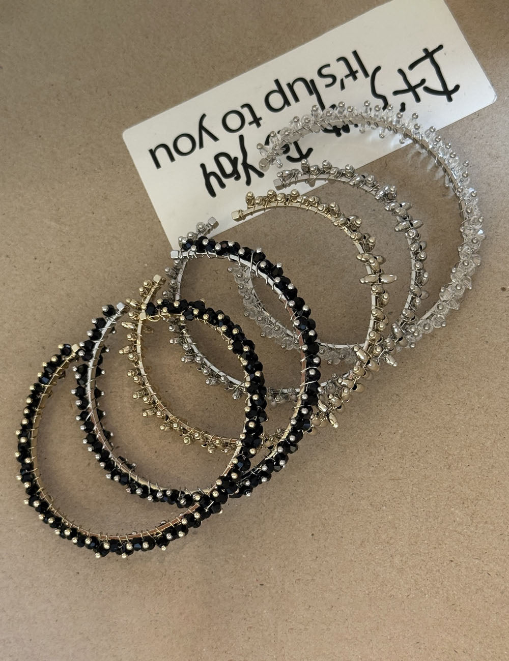 Elegant Solid Color Crystal Open Cuff Bracelet 6W6JBR579