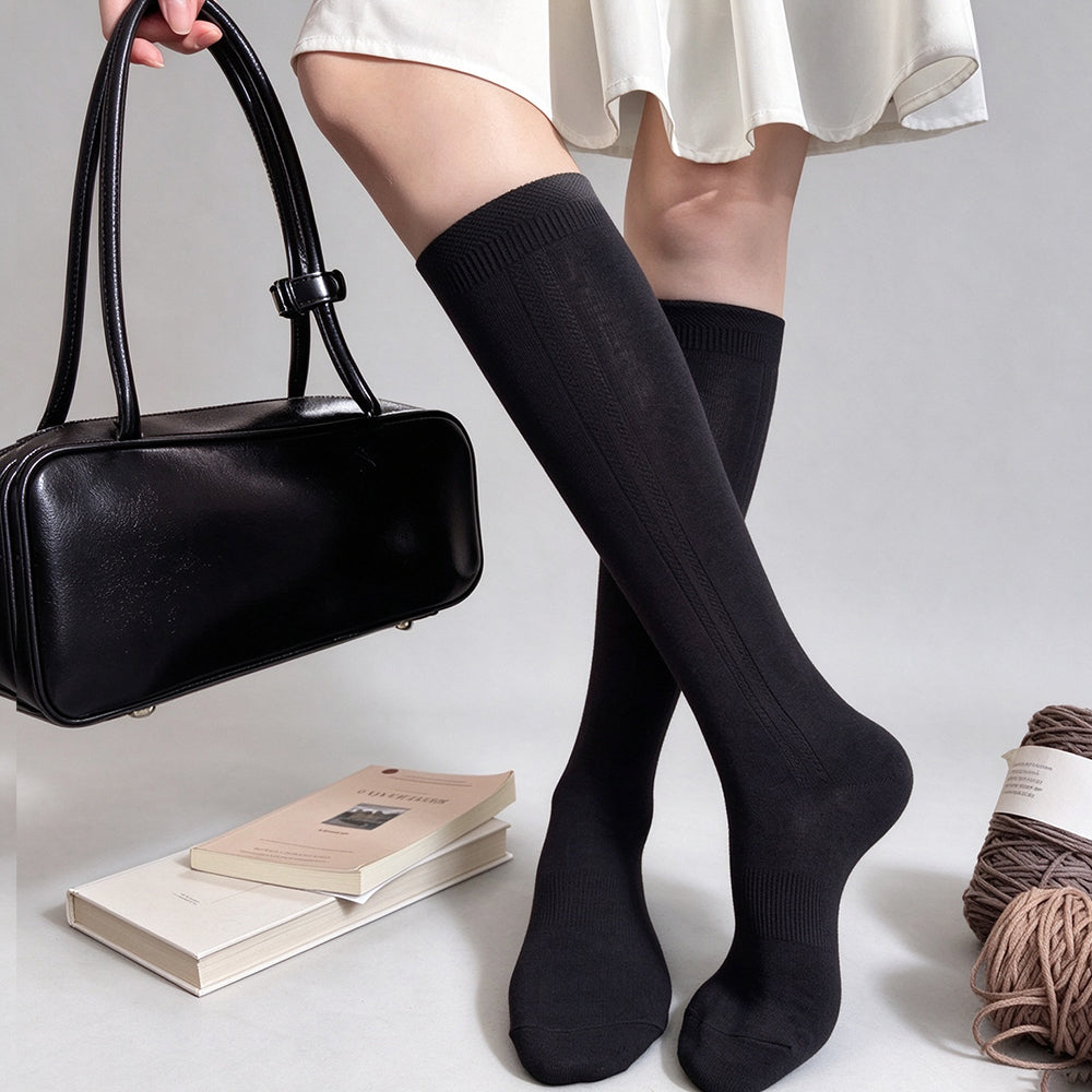 Breathable Thin Knee High Socks - DippedShop Wholesale - #1459