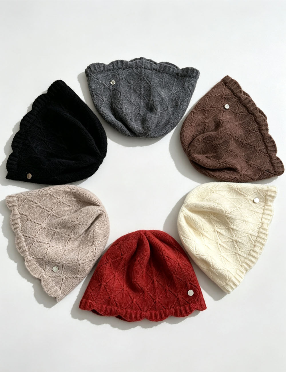 Wool Blend Knit Beanie - DippedShop Wholesale - #0851