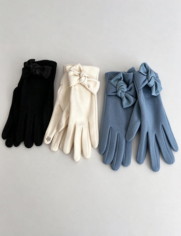 Elegant Bow Knot Warm Touchscreen - DippedShop Wholesale - #5651