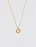 Minimalist Irregular Hollow Circle Pendant Necklace 6W6JNC1009