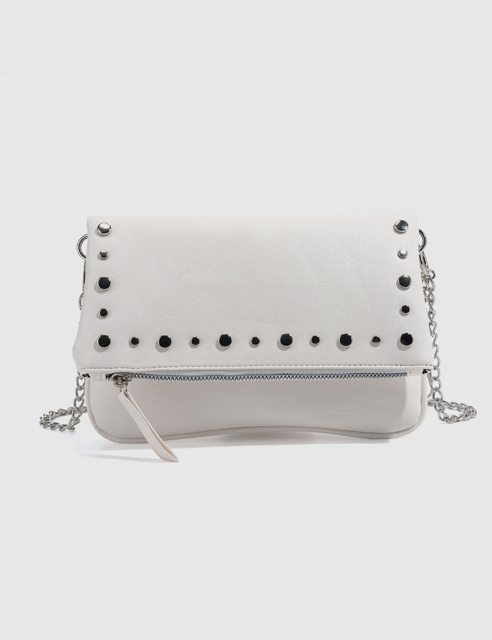 Rivet Square Shoulder Bag - DippedShop Wholesale - #8323