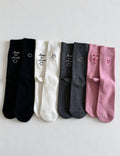 Smiley Face Crew Socks - DippedShop Wholesale - #0915