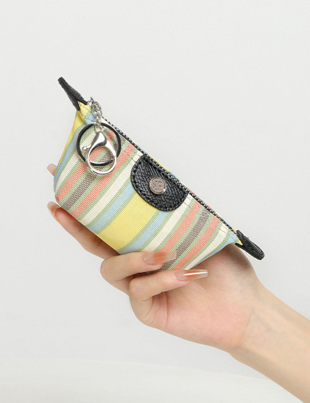 Fashion Multi-Color Striped Dumpling Coin Purse 6S10BWB116