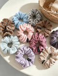 Simple Solid Color Knit Elastic Scrunchies 6W6HSR507