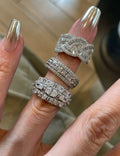 Sparkly Rhinestone Stackable Ring - DippedShop Wholesale - #4243
