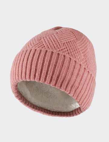 Diamond Jacquard Knit Beanie - DippedShop Wholesale - #0979